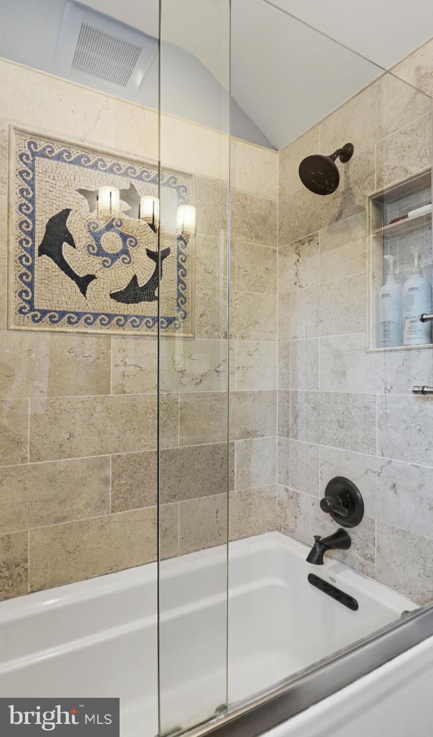 11708 Galt Avenue Silver Spring, MD 20902 - Photo 15 of 25 Elegant bathroom with mosaic accents.