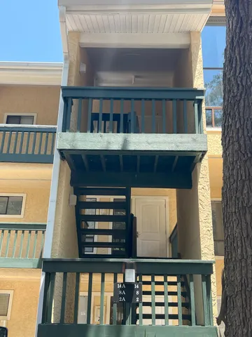 a front view of a house with windows