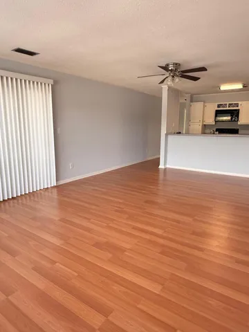 a view of wooden floor in a balcony