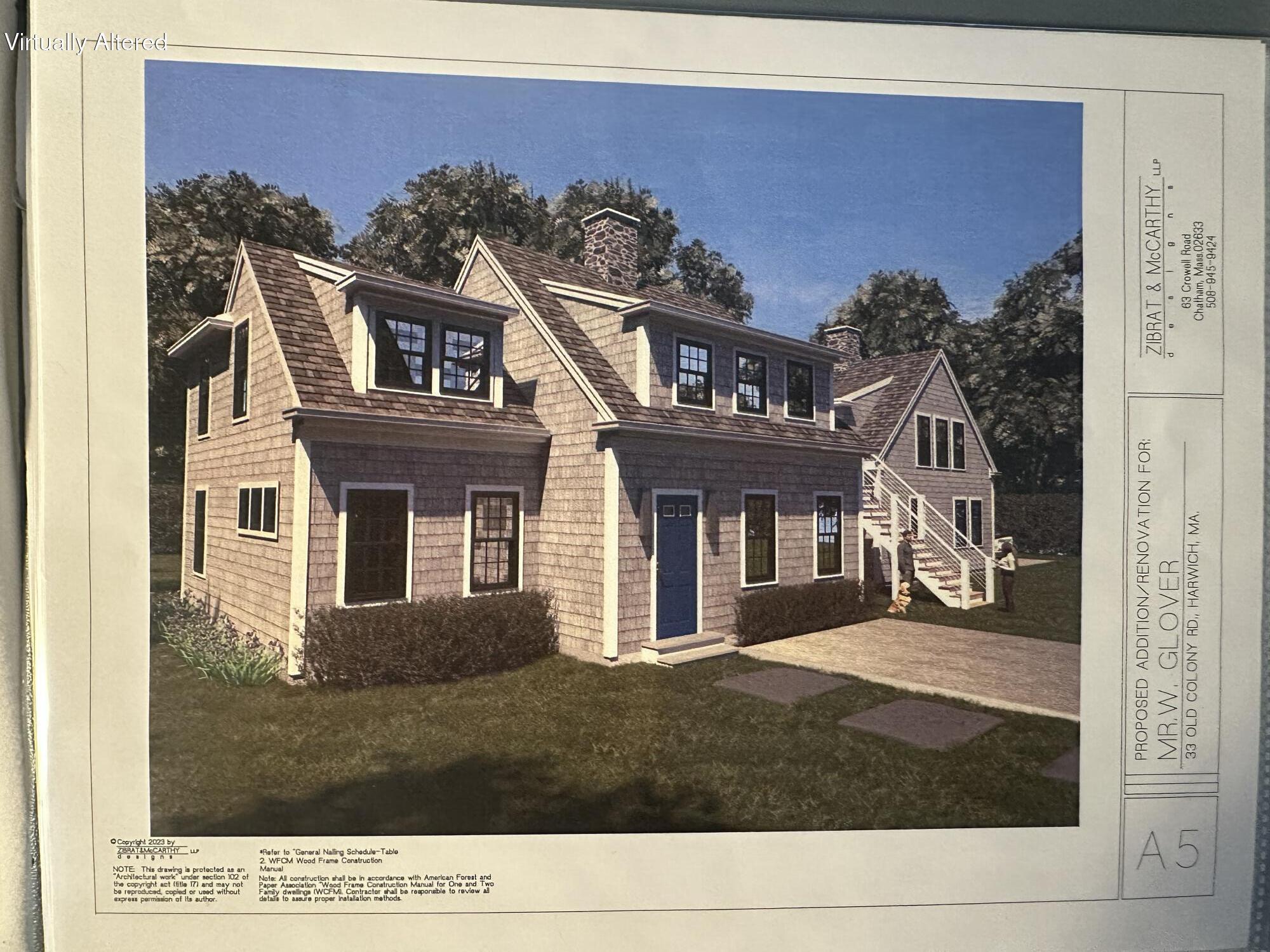 33 Old Colony Road Harwich, MA 02645 - Photo 15 of 16 a front view of a house with a yard