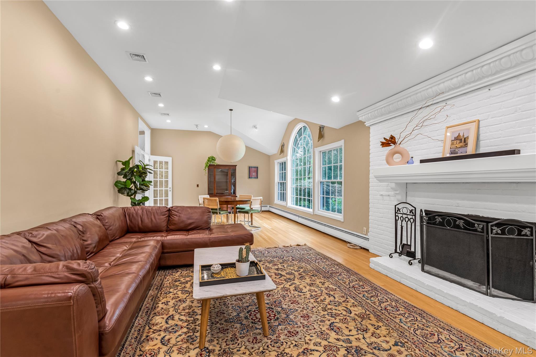 11 Quaker Ridge Road Glen Head, NY 11545 - Photo 13 of 32 Living Room with fireplace