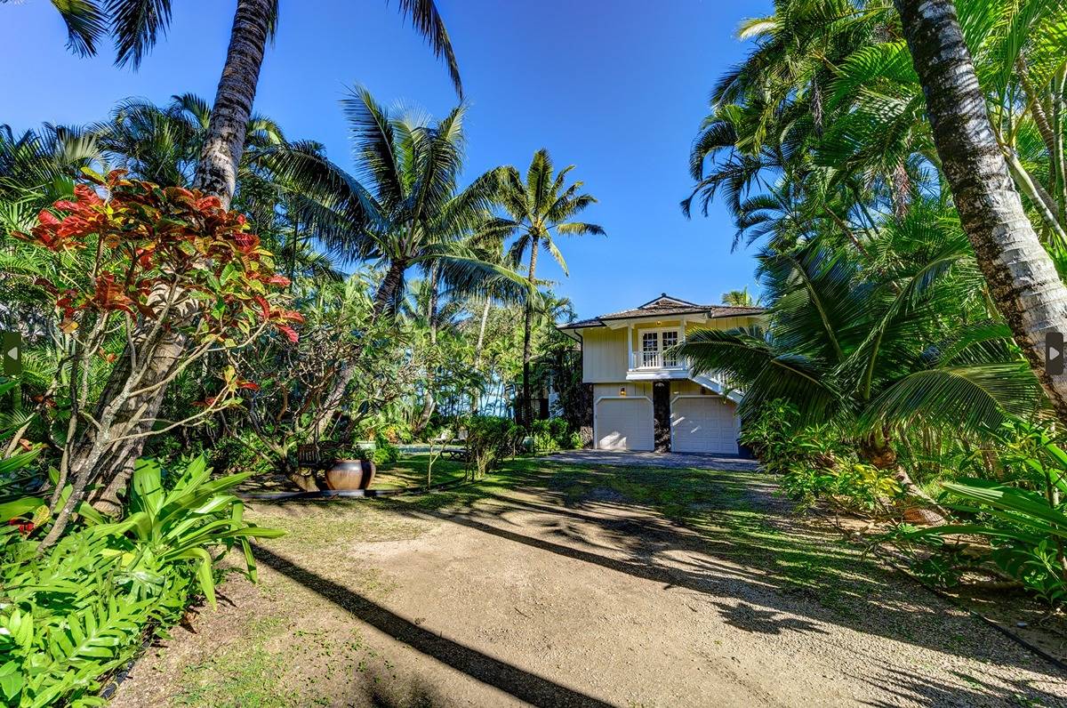 7324 Alealea Road Hanalei, HI 96714 - Photo 20 of 30 a front view of a house with a yard