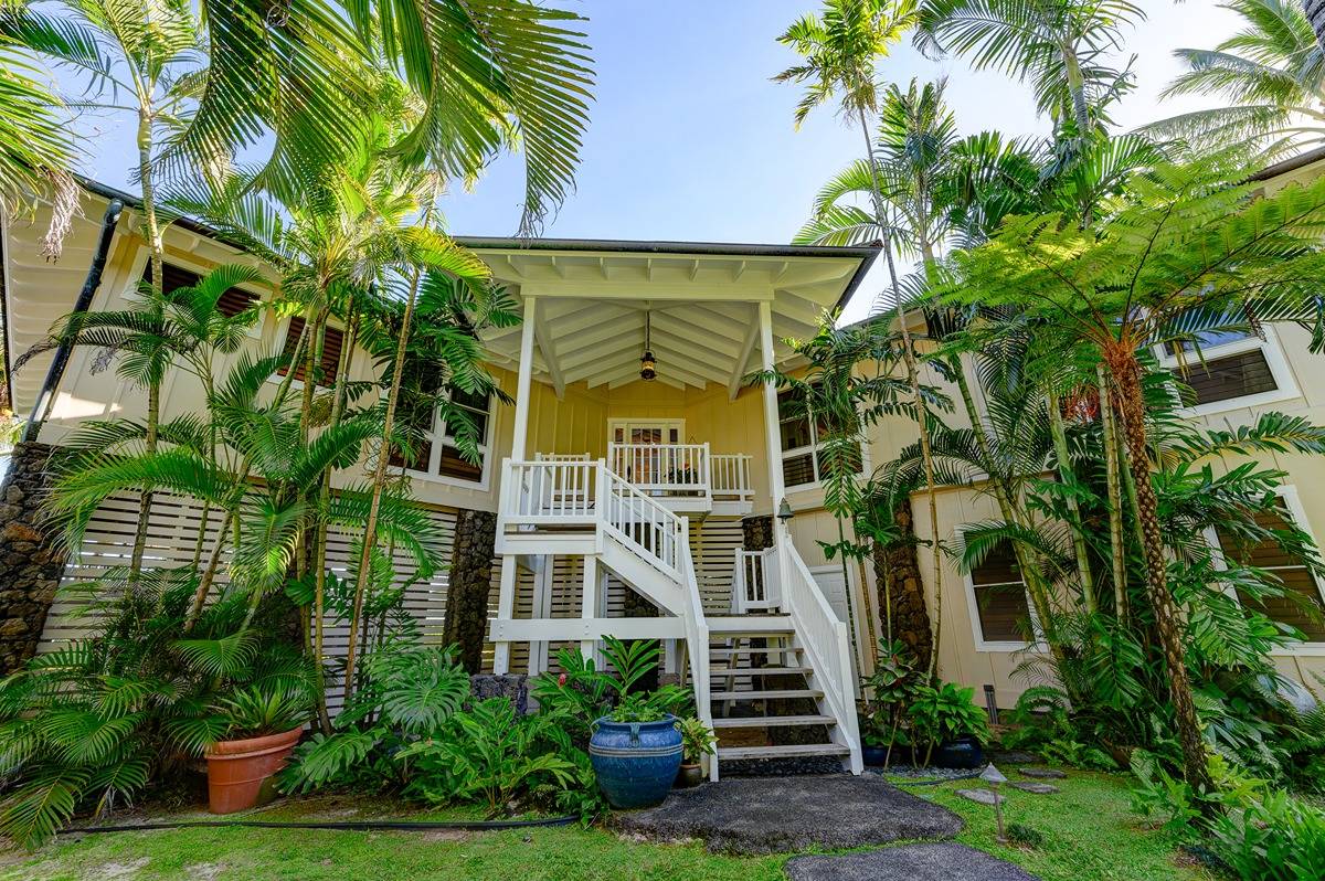 7324 Alealea Road Hanalei, HI 96714 - Photo 3 of 30 a front view of a house with a yard