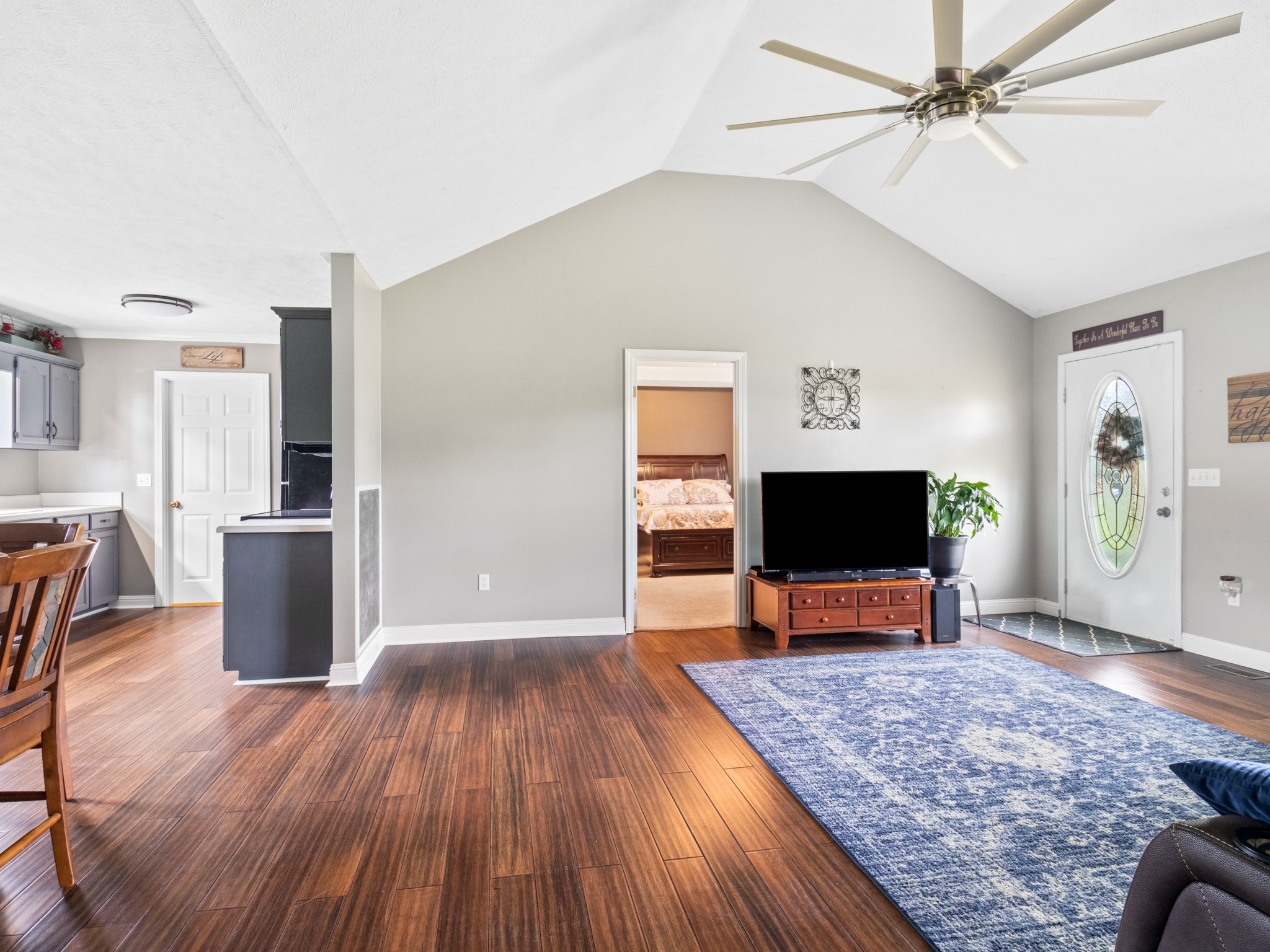 141 Sudberry Road Bell Buckle, TN 37020 - Photo 8 of 33 a view of a livingroom with furniture and a flat screen tv