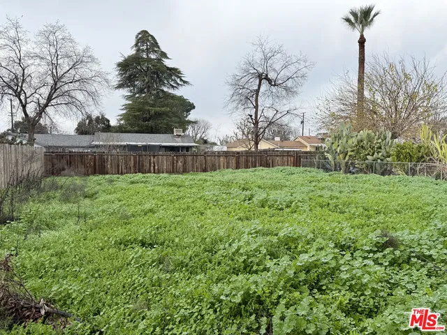 a view of a backyard with a small lake