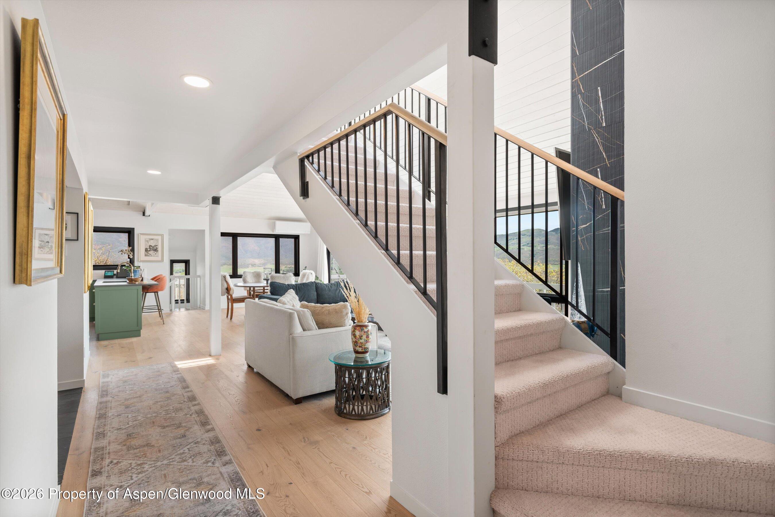 450 Solar Way Aspen, CO 81611 - Photo 18 of 64 Staircase to Upper Floor