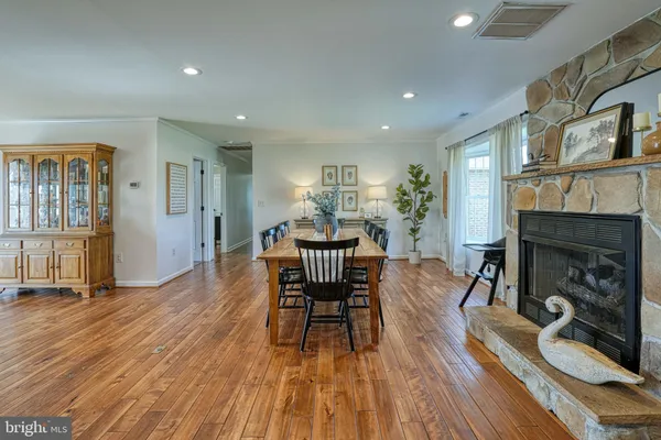 a view of a terrace with chairs