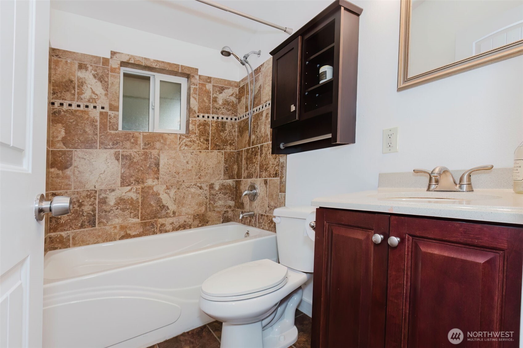 12241 Olalla Valley Road Southeast Olalla, WA 98359 - Photo 33 of 39 a bathroom with a sink toilet and shower