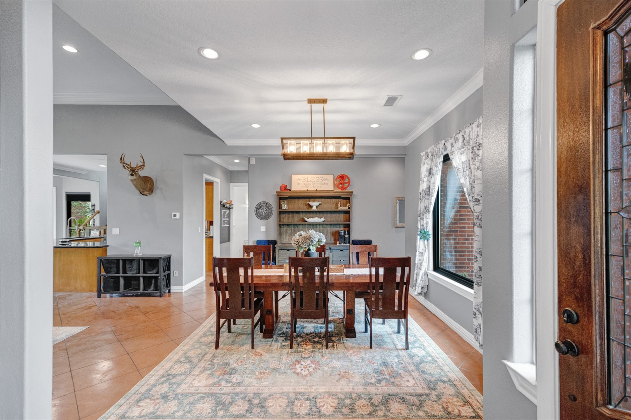20019 Peel Road Montgomery, TX 77356 - Photo 13 of 46 The dining room is a dedicated space but still open to the rest of the living area.