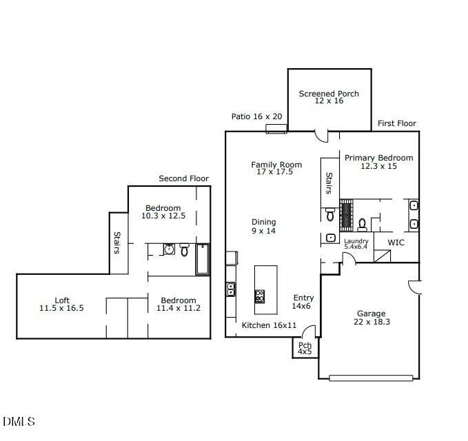 2540 Beech Gap Court Raleigh, NC 27603 - Photo 52 of 52 Floor Plan