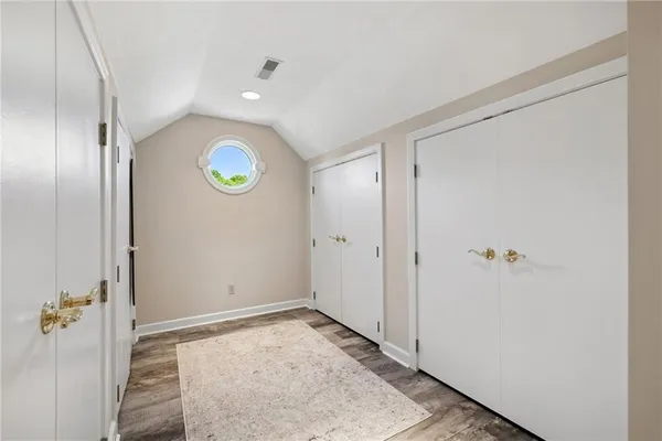 a view of empty room