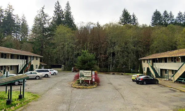 a view of outdoor space with garden and entertaining space