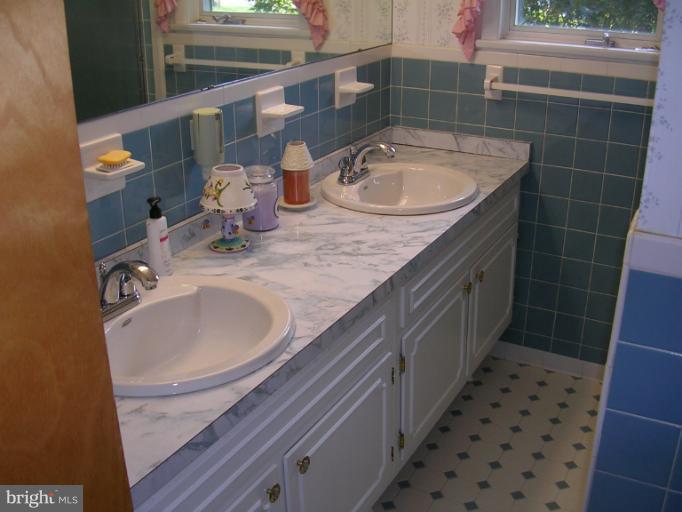 8703 Windsor Mill Road Windsor Mill, MD 21244 - Photo 17 of 30 Main Level Bathroom with Double Sinks