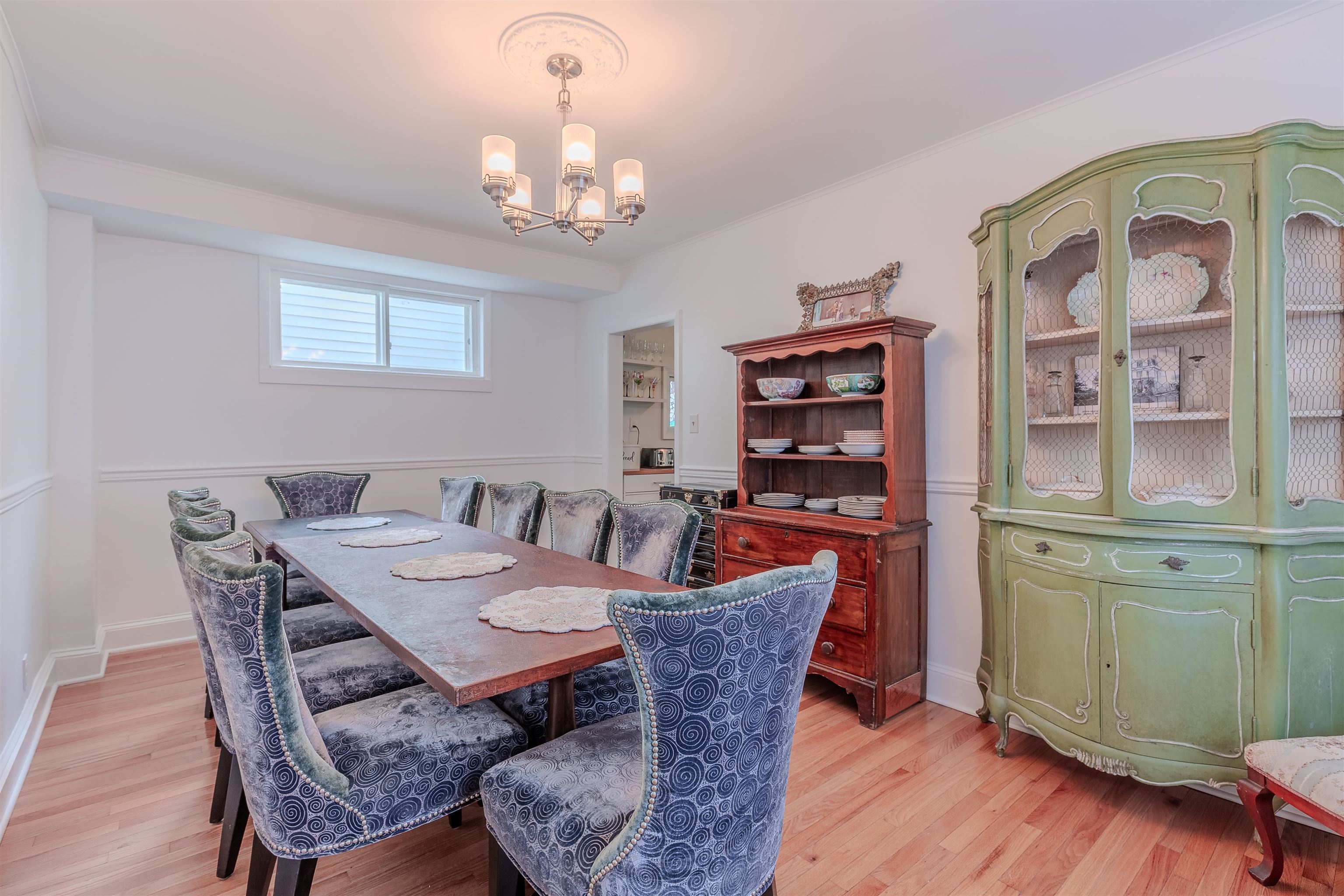 127 3rd West Cape May, NJ 08204 - Photo 11 of 38 a view of a dining room with furniture window and wooden floor