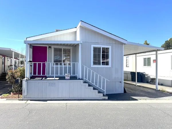 front view of a house with a porch