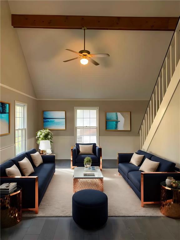 846 Idlewood Road Winder, GA 30680 - Photo 6 of 27 a living room with furniture and a flat screen tv