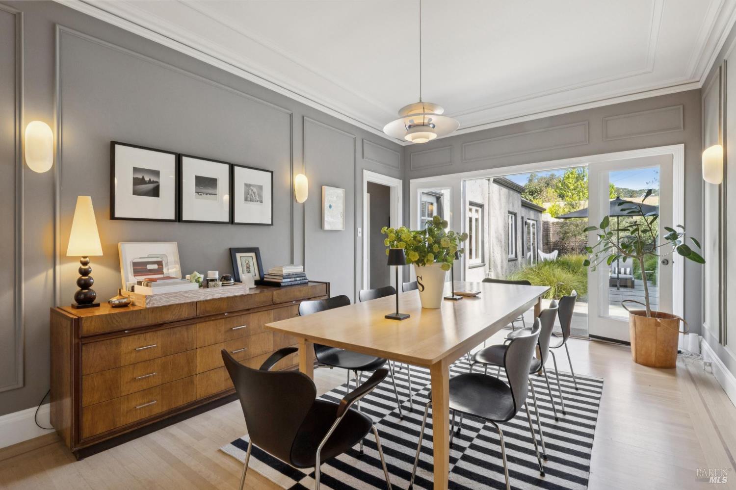 22 Clyde Avenue San Rafael, CA 94901 - Photo 13 of 66 a view of a dining room with furniture window and wooden floor