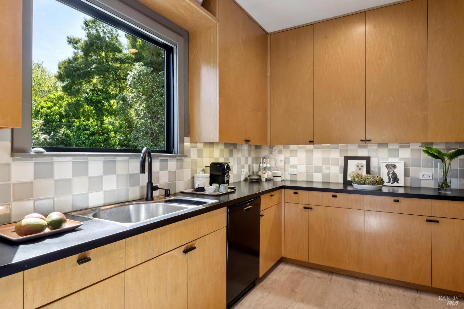 22 Clyde Avenue San Rafael, CA 94901 - Photo 19 of 66 a kitchen with a sink a counter top space and cabinets