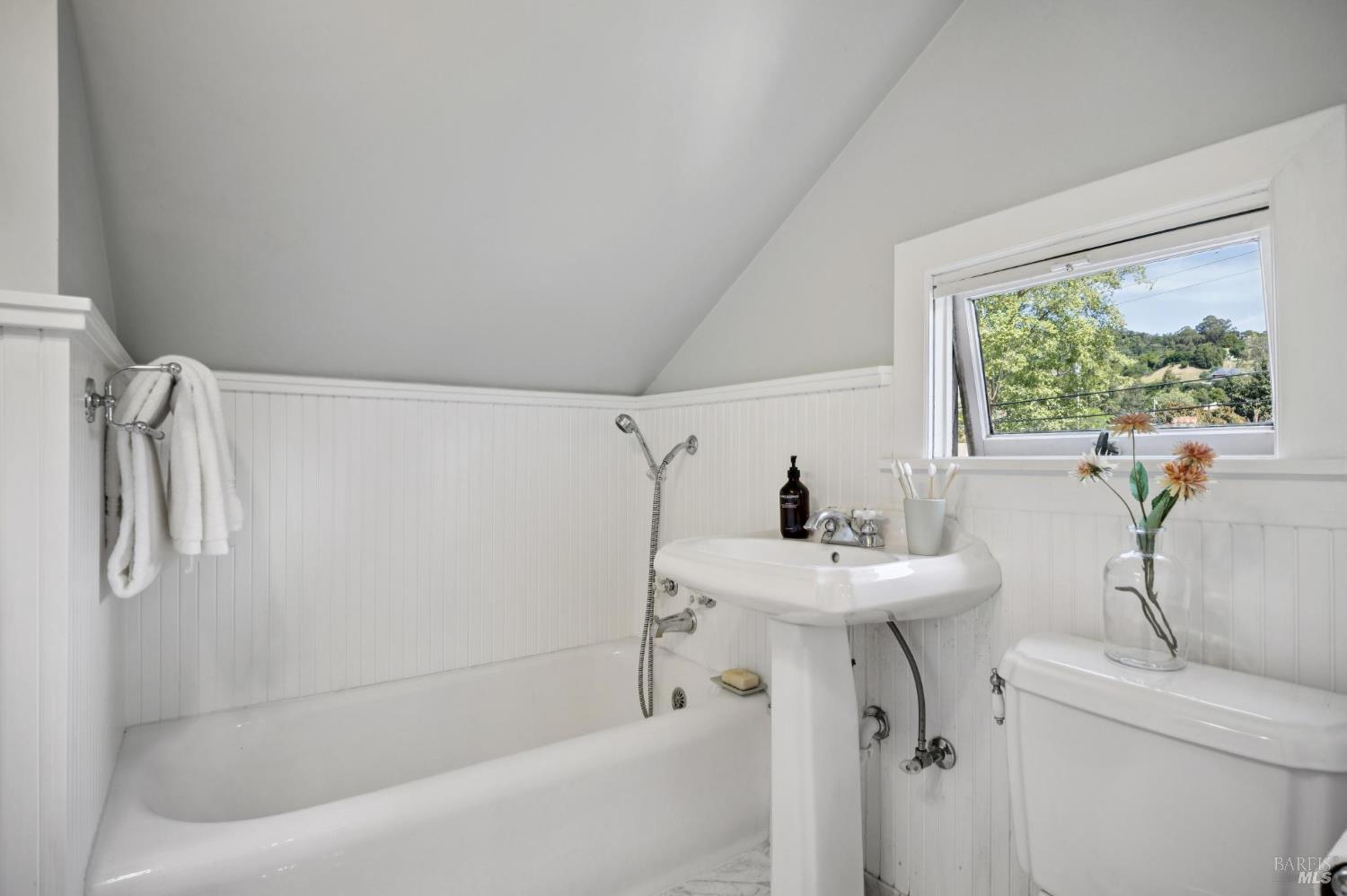 22 Clyde Avenue San Rafael, CA 94901 - Photo 33 of 66 a bathroom with a sink a toilet and a bathtub