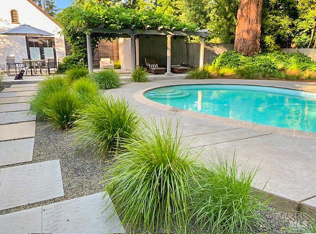 22 Clyde Avenue San Rafael, CA 94901 - Photo 50 of 66 a view of a swimming pool with a patio