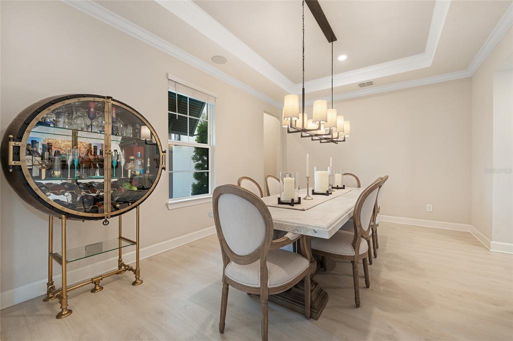 10175 Brocksport Circle Gotha, FL 34734 - Photo 3 of 54 a view of a dining room with furniture and a chandelier