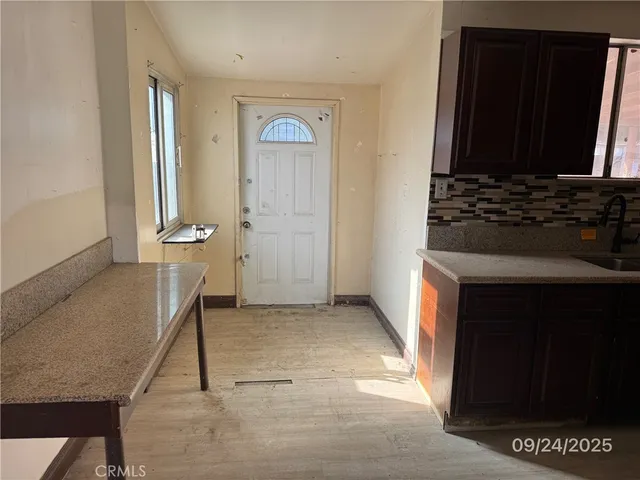 a view of a small space