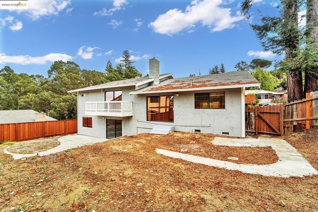 view of house with outdoor space and swimming pool