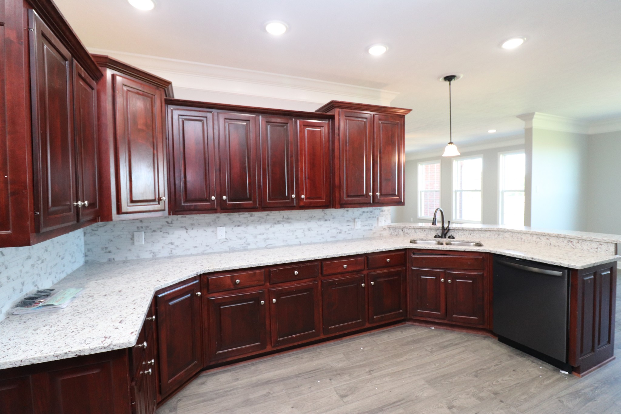 1180 Coleytown Road Lafayette, TN 37083 - Photo 14 of 42 a kitchen with a sink and cabinets