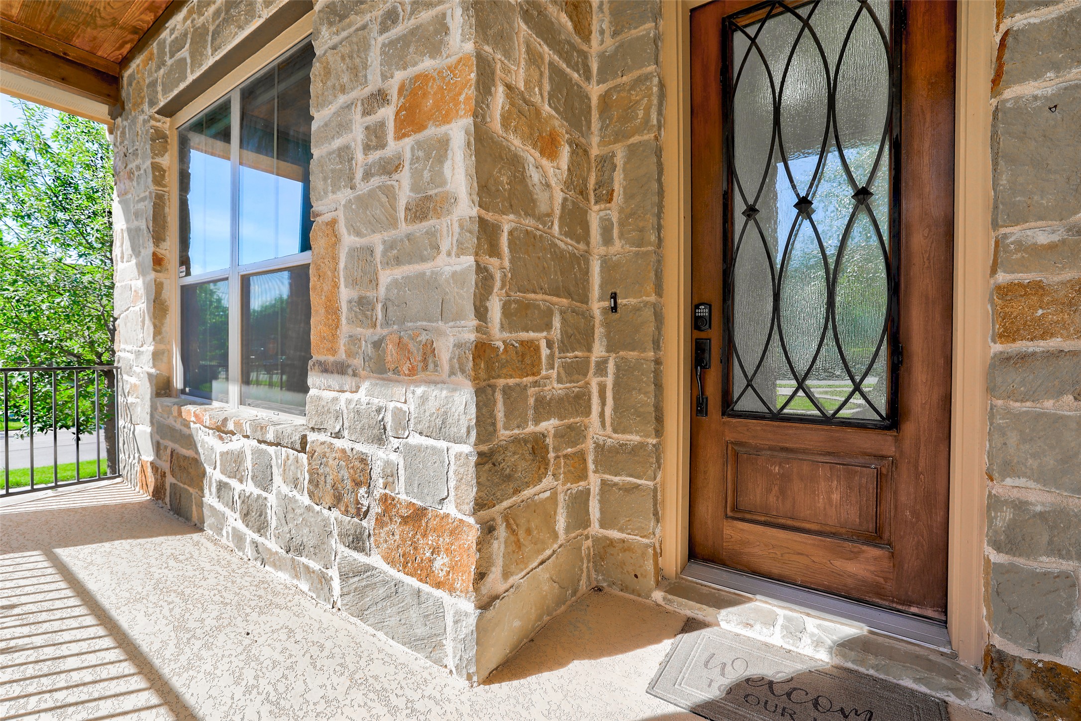 1020 Winding Way Drive Georgetown, TX 78628 - Photo 3 of 32 Property entrance featuring stone siding