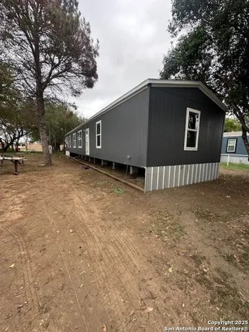 a backyard of a house