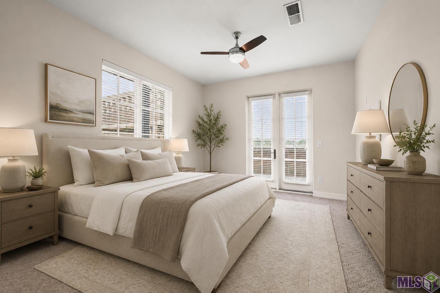 7707 Bluebonnet Boulevard, Unit 229 Baton Rouge, LA 70810 - Photo 8 of 31 Virtually Staged Primary Bedroom
