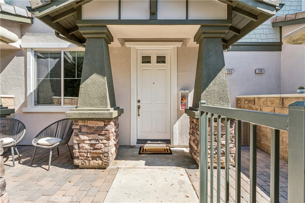 8048 Tulsa Place, Unit 105 Rancho Cucamonga, CA 91730 - Photo 3 of 45 a view of front door and deck