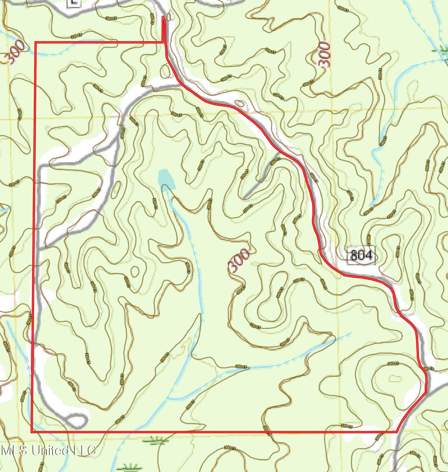70 County Road Coffeeville, MS 38922 - Photo 48 of 49 Yalobusha - Topo