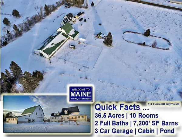 $519,500 | 111 Currie Road, Smyrna Mills, ME 04780