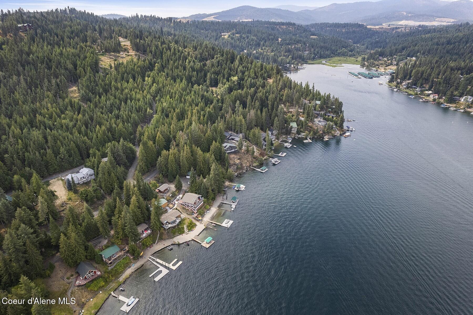 19820 South Alcan Road Coeur D'Alene, ID 83814 - Photo 33 of 81 Lake Views From Above