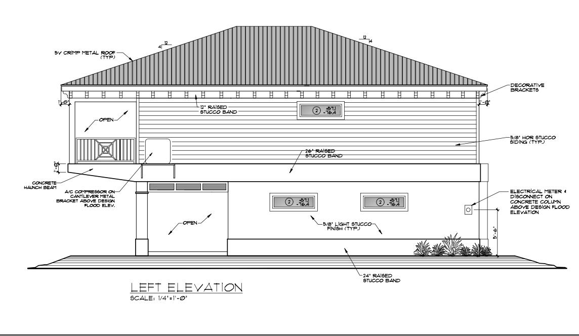 64 Sombrero Beach Road Marathon, FL 33050 - Photo 20 of 33 Side View / Approved Plans