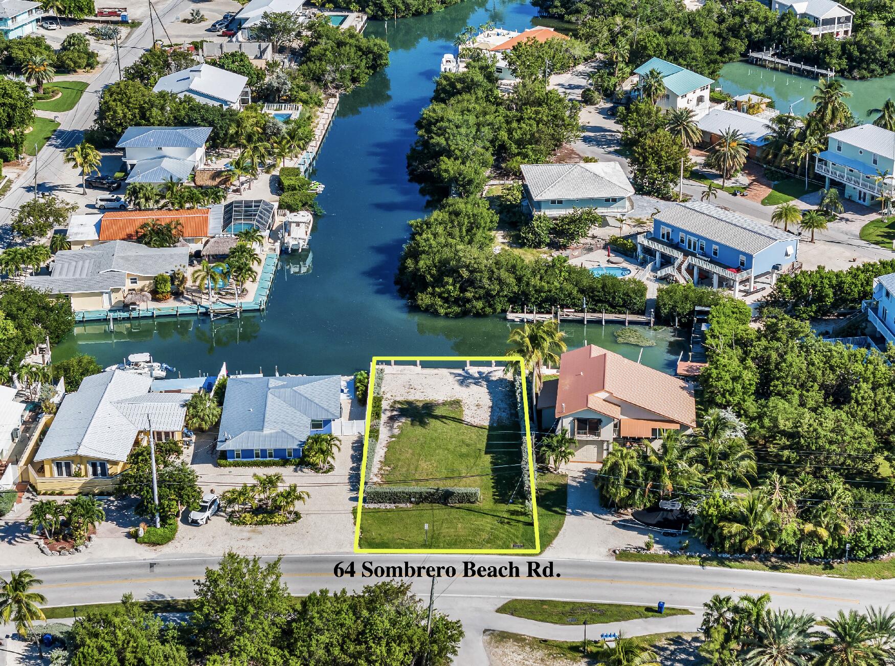 64 Sombrero Beach Road Marathon, FL 33050 - Photo 6 of 33 Aerial Boundary