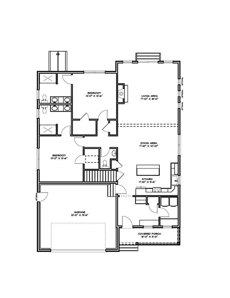 8 Devon Place Coventry, RI 02816 - Photo 2 of 2 Bradford Floor Plan