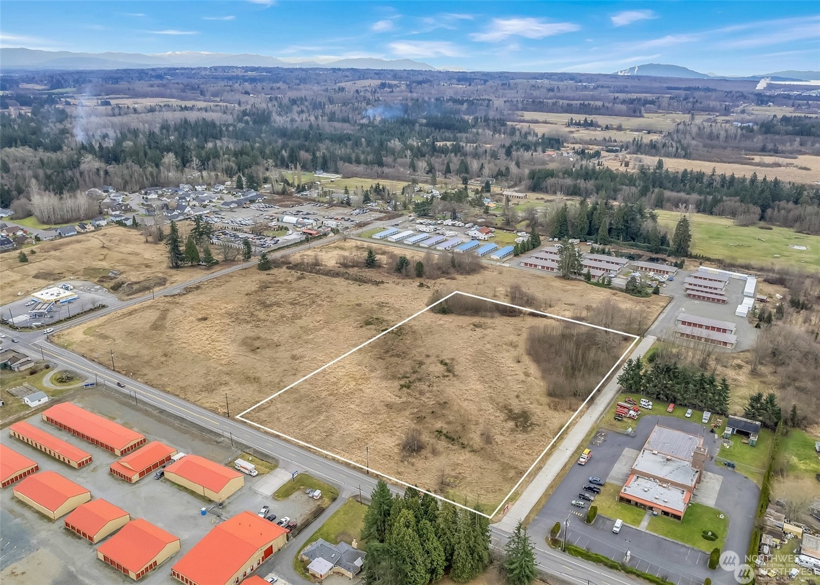 4564 Birch Bay Lynden Road Blaine, WA 98230 - Photo 1 of 5 an aerial view of residential houses with outdoor space