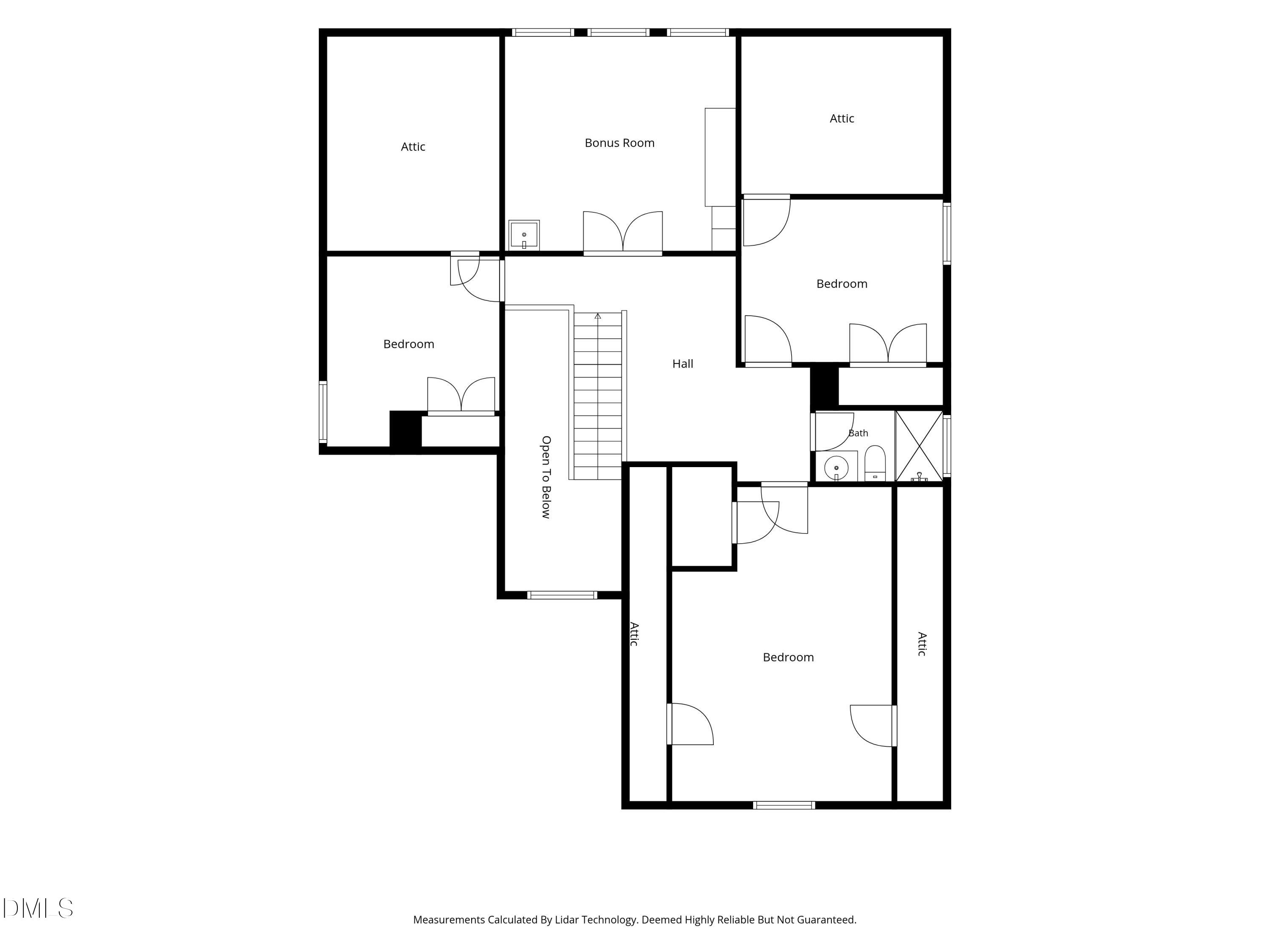 11 Hidden Ridge Court Durham, NC 27707 - Photo 45 of 46 Floorplan_Level 2