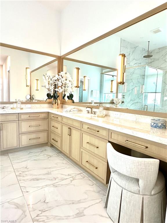 809 Wedge Drive Naples, FL 34103 - Photo 8 of 32 Primary spa-inspired bathroom