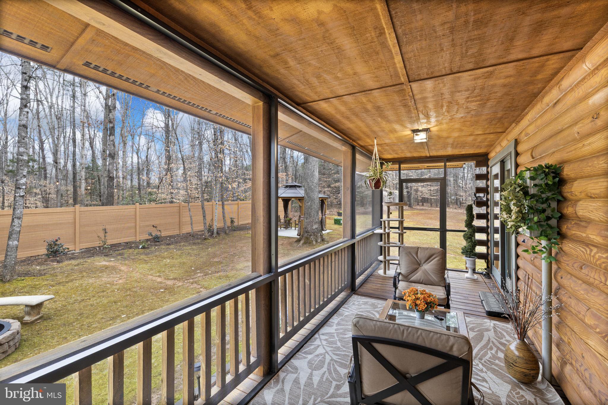 17 Fox Run Bumpass, VA 23024 - Photo 25 of 47 a view of a porch with furniture and a gate