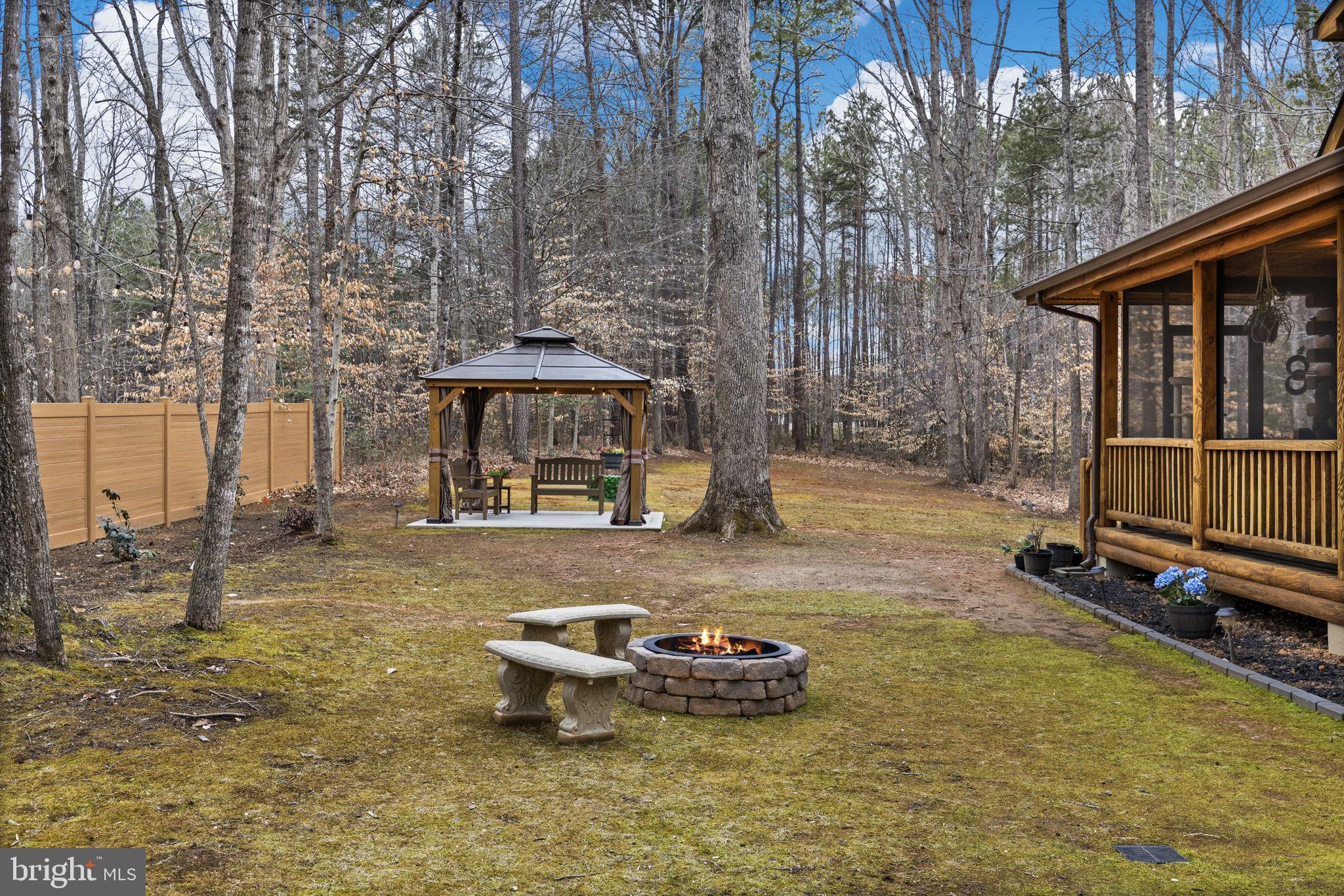 17 Fox Run Bumpass, VA 23024 - Photo 41 of 47 a swimming pool with outdoor seating and yard