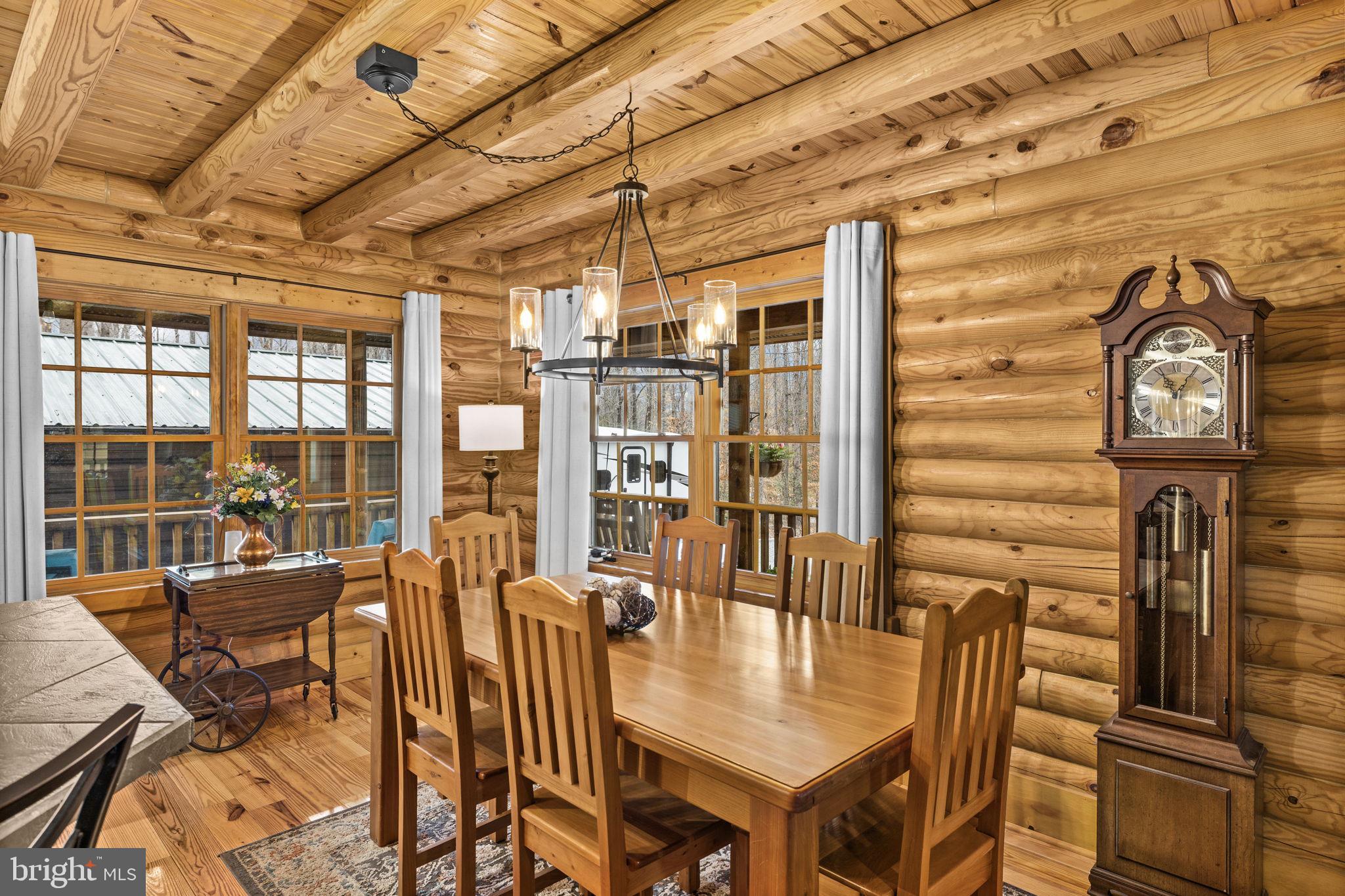 17 Fox Run Bumpass, VA 23024 - Photo 10 of 47 a view of a dining room with furniture window and outside view