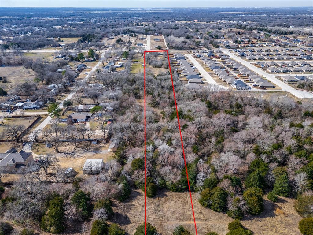 14825 Seagoville Road Dallas, TX 75253 - Photo 3 of 4 Aerial view from back of lot looking towards Seagoville Road