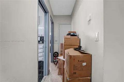 a room with storage and utility