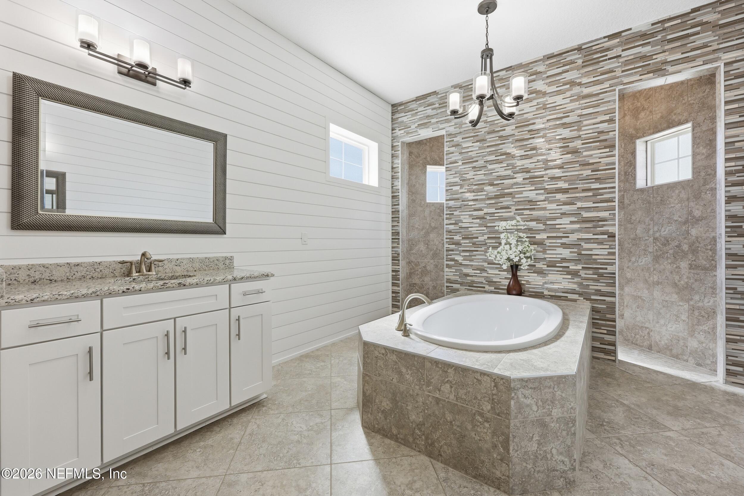 224 Vale Drive St. Augustine, FL 32095 - Photo 35 of 119 Soaking Tub & Walk-Through Shower