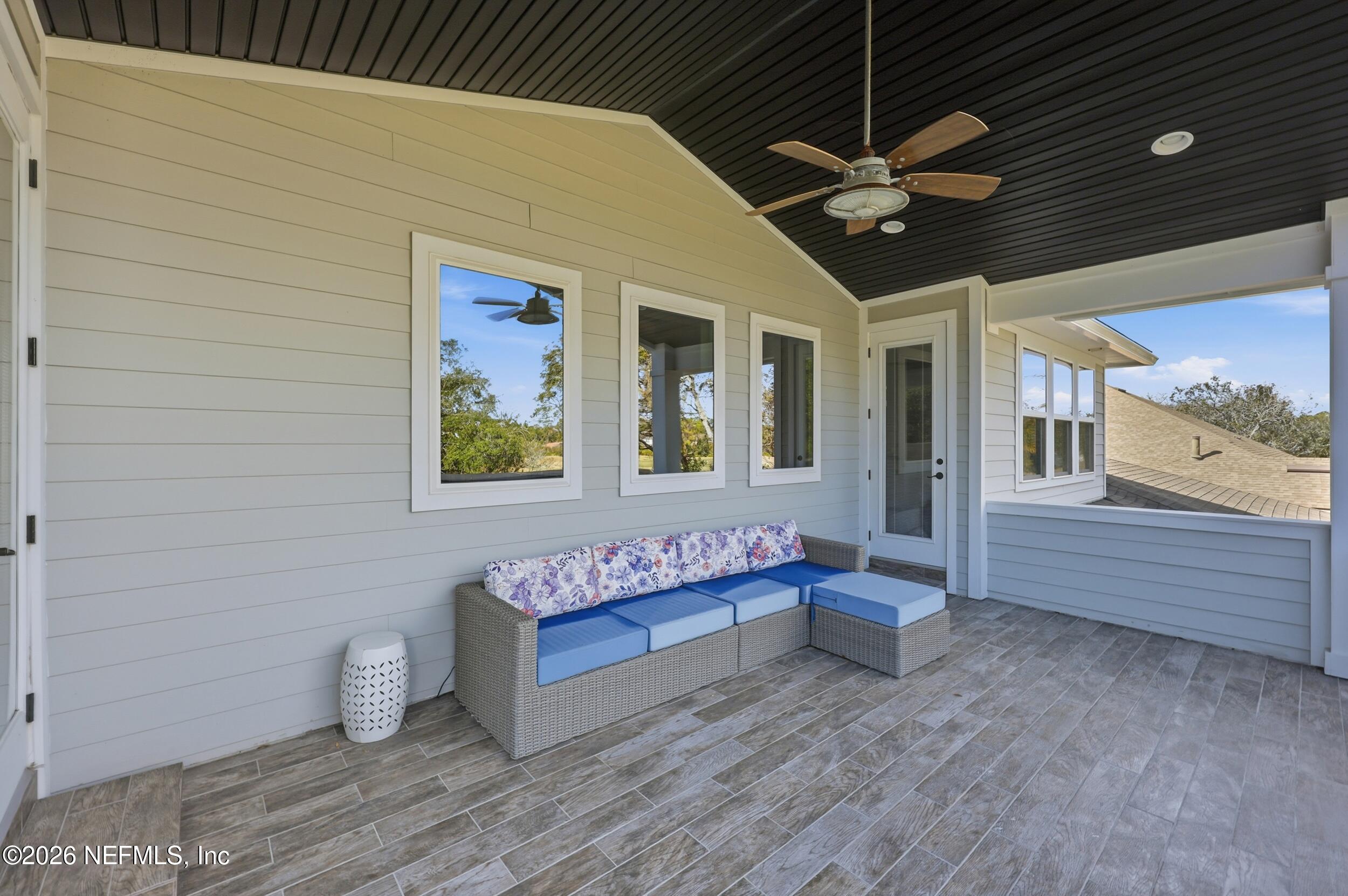 224 Vale Drive St. Augustine, FL 32095 - Photo 75 of 119 Covered Balcony (Between Bedrooms 3 & 4)