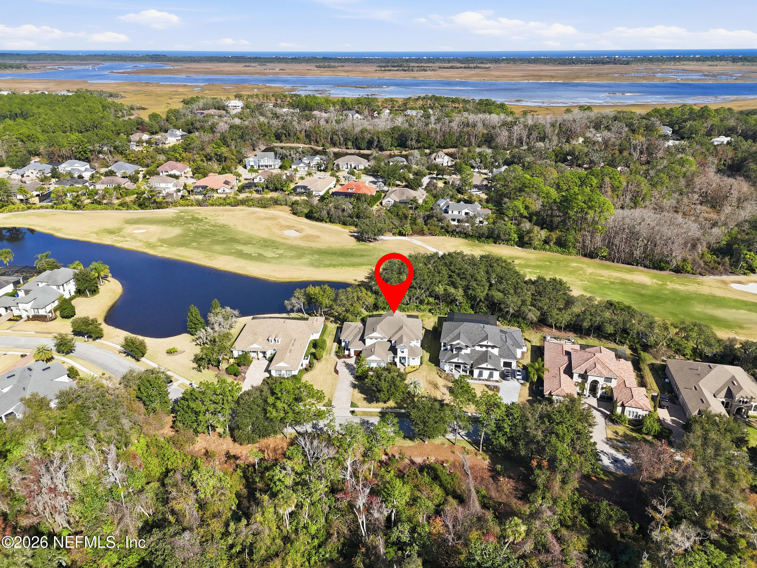 224 Vale Drive St. Augustine, FL 32095 - Photo 88 of 119 Drone w Pin