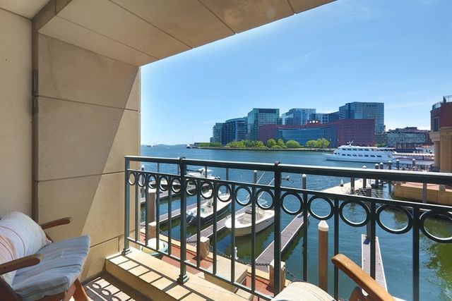 a view of city from balcony